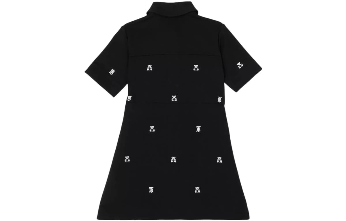 Burberry Kids FW22 Qız Uşaq Köynəyi Qara 2