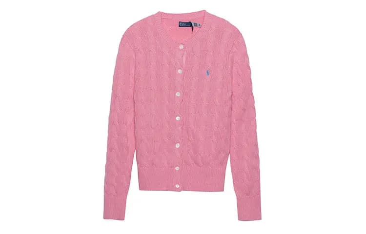 Polo Ralph Lauren SS23 Qadın Sviteri Çəhrayı