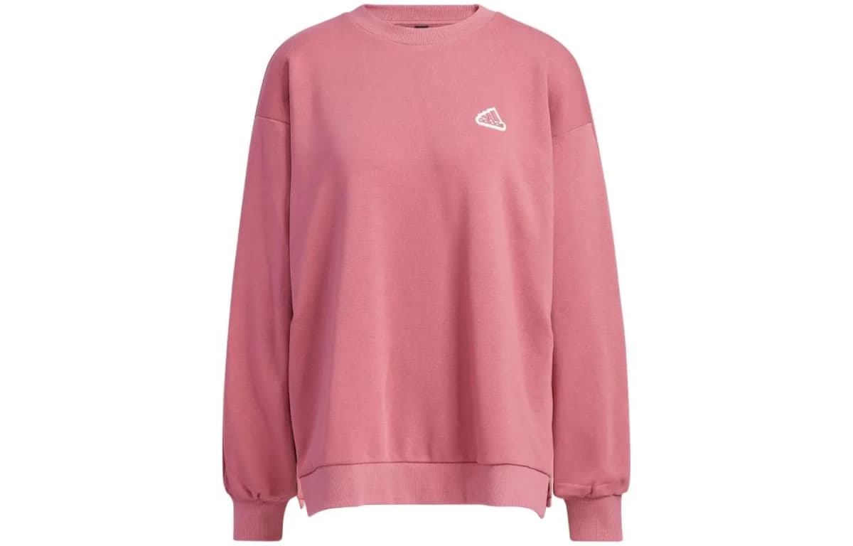 adidas Logo Patch Qadın Sweatshirt Çəhrayı