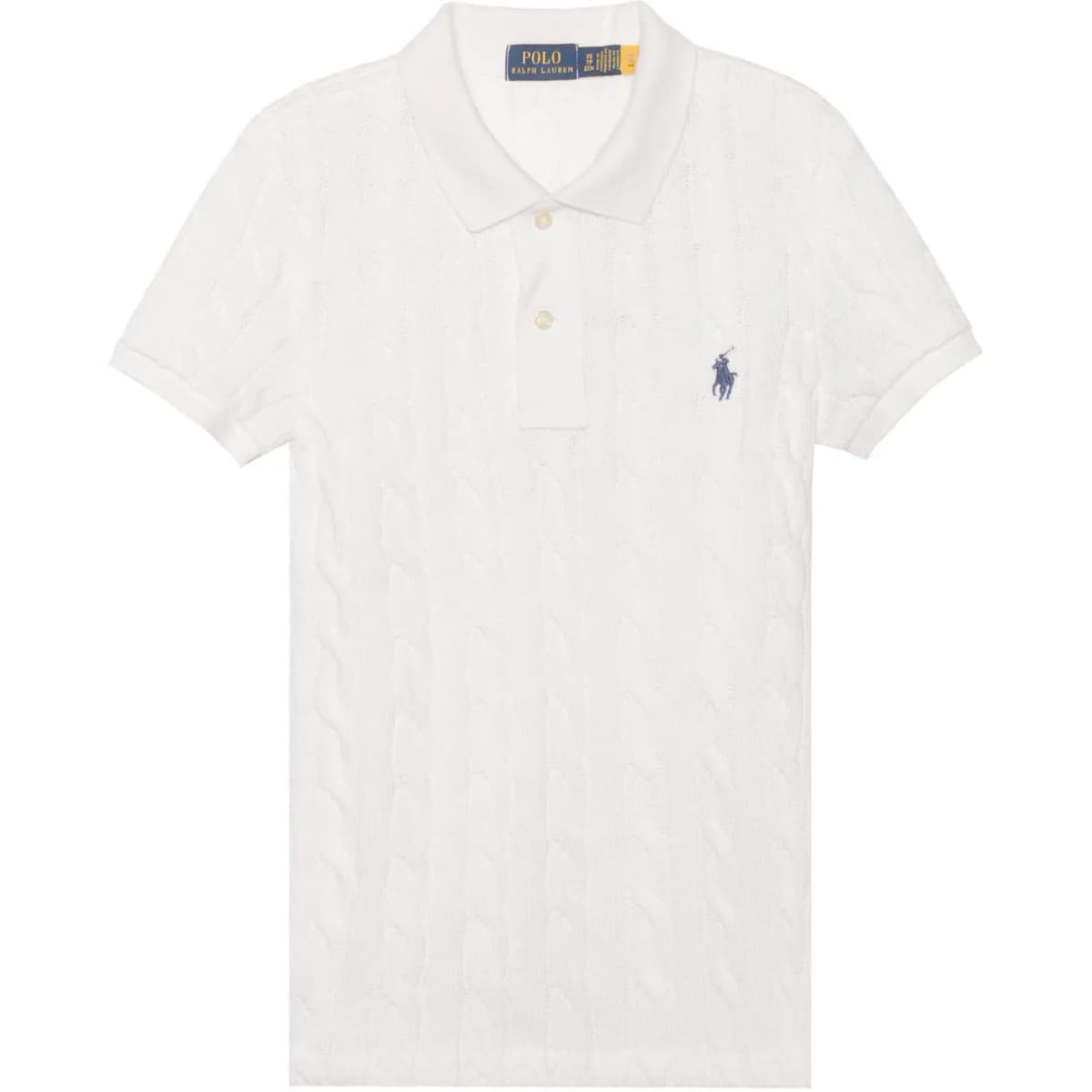 Polo Ralph Lauren FW22 Qadın Polo Köynəyi Ağ