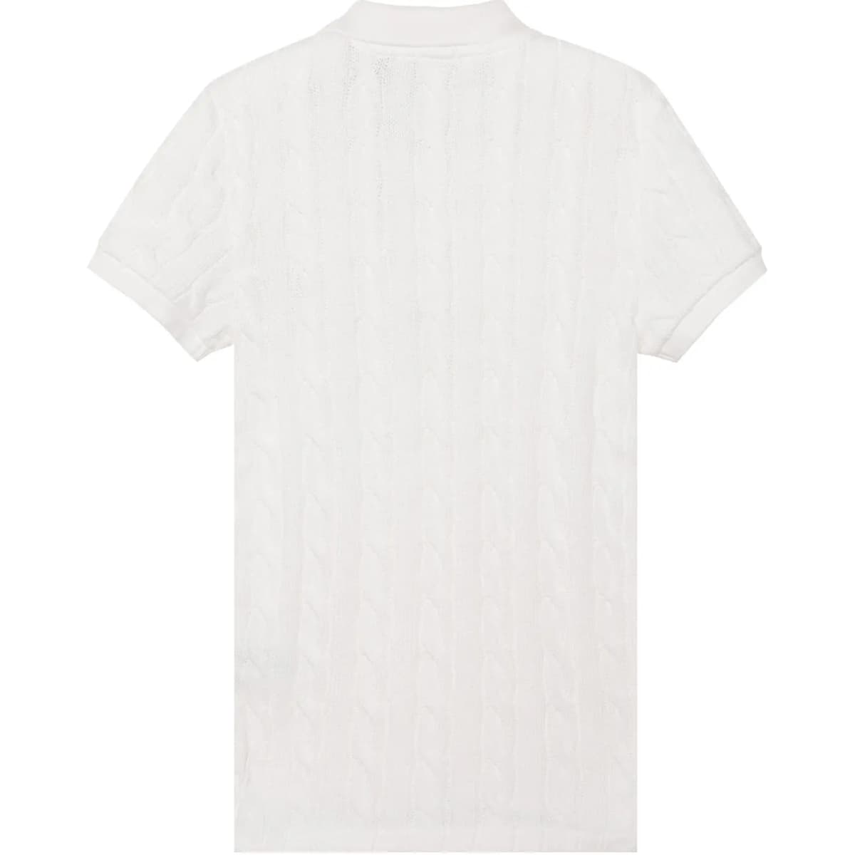 Polo Ralph Lauren FW22 Qadın Polo Köynəyi Ağ 2