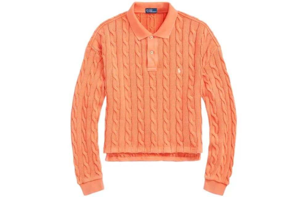 Polo Ralph Lauren Qadın Polo Köynəyi Narıncı