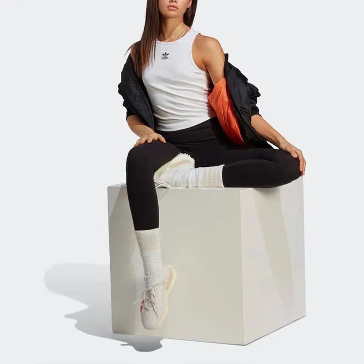 adidas Originals Trefoil Mayka Qadın Ağ 4