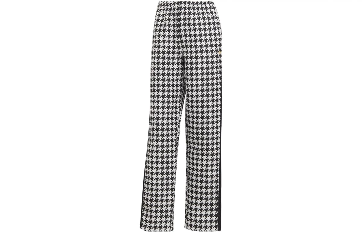 adidas originals Houndstooth Wide Leg Qadın Şalvarı Qara
