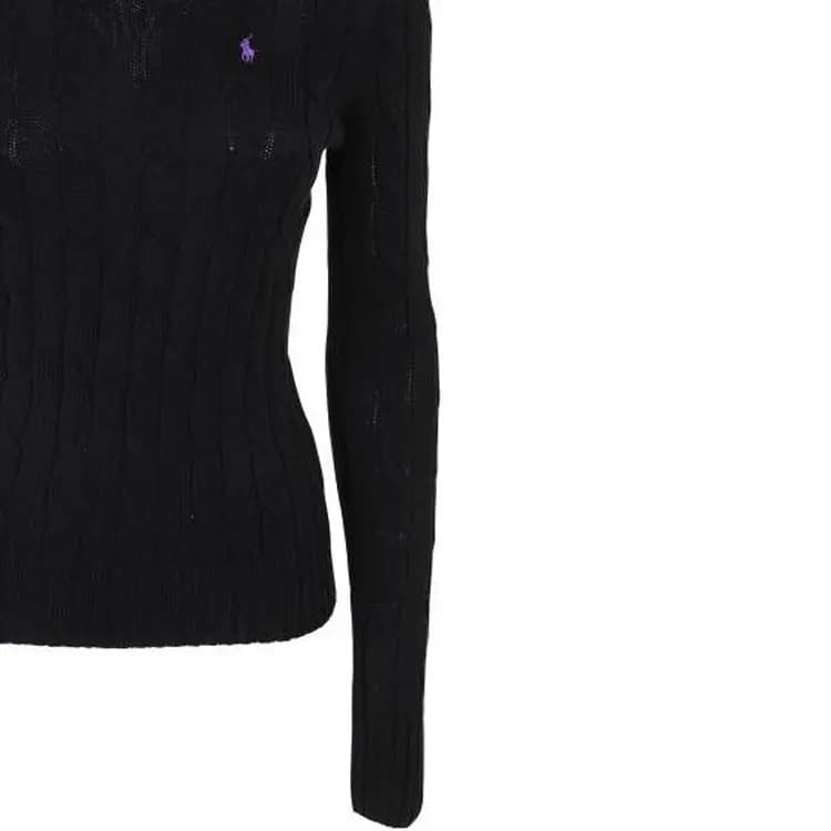 Polo Ralph Lauren SS23 Qadın Sviteri Qara 6