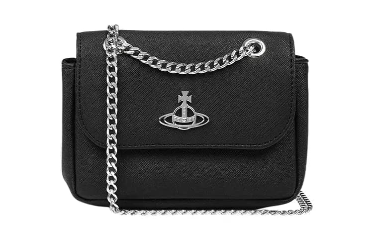 Vivienne Westwood Saffiano PU Pul kisəsi Qadın Qara