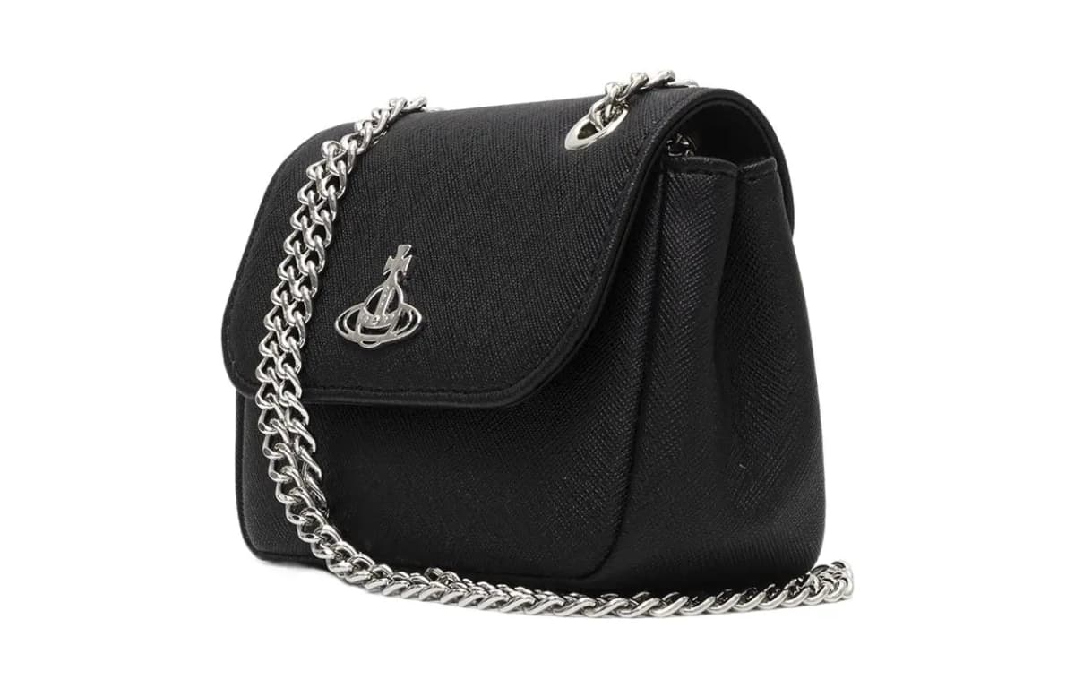 Vivienne Westwood Saffiano PU Pul kisəsi Qadın Qara 2