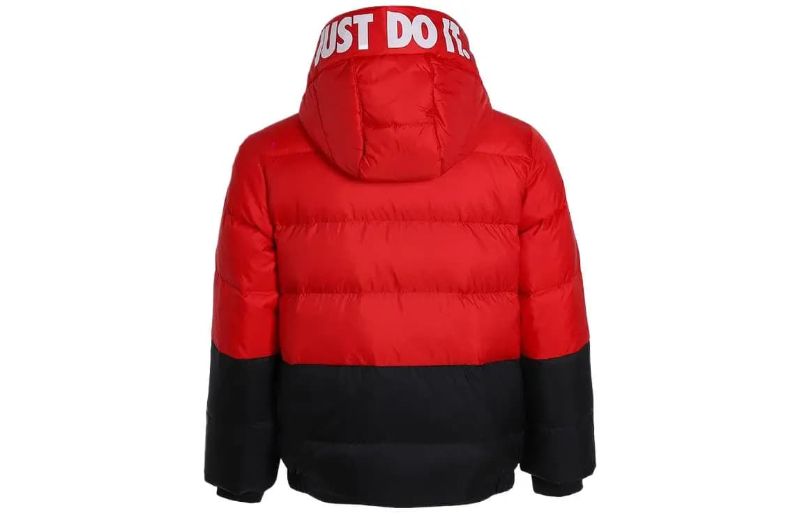 Nike Uşaq Pulu Gödəkçə Qara/Qırmızı 2