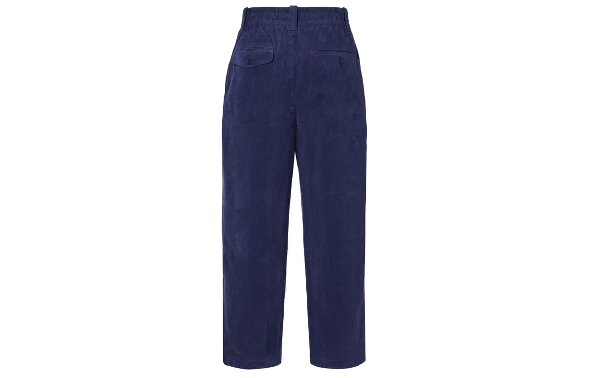 UNIQLO FW22 Məxmər Şalvar Tünd Göy 2