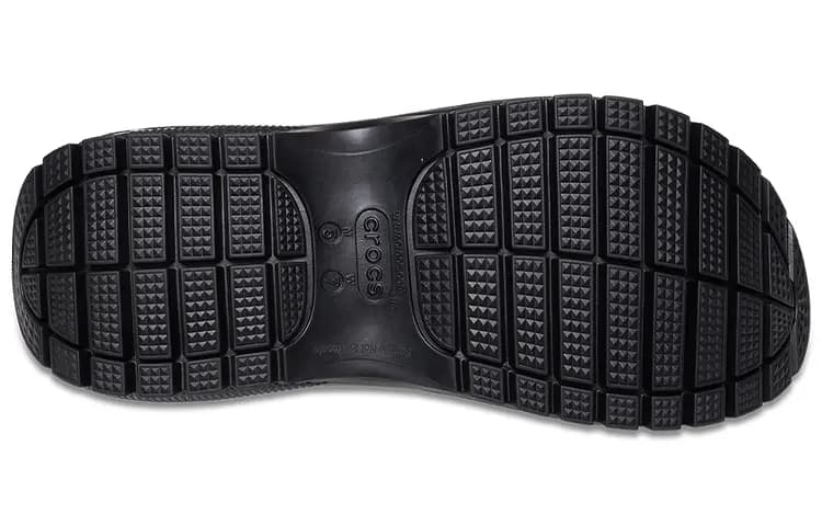 Crocs Mega Crush Qadın Səndəli Qara 6