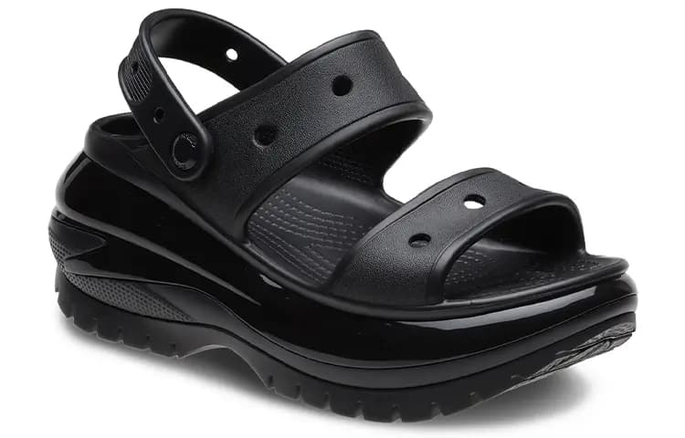 Crocs Mega Crush Qadın Səndəli Qara 3