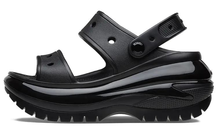Crocs Mega Crush Qadın Səndəli Qara