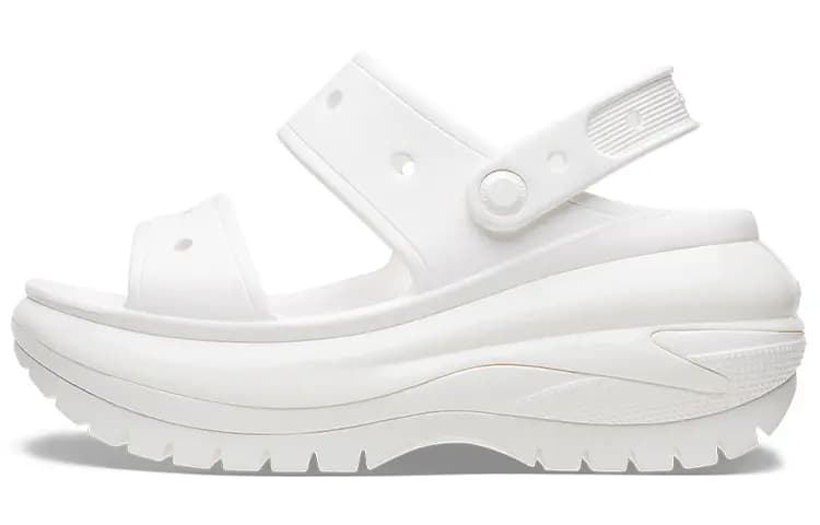 Crocs Mega Crush Qadın Səndəli Ağ