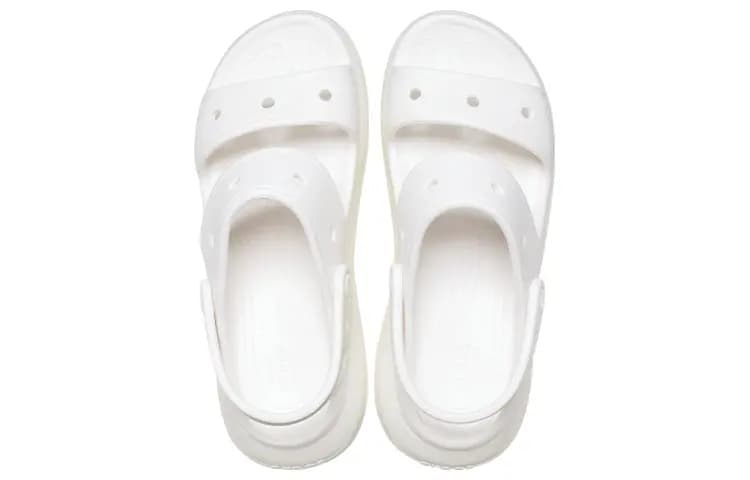 Crocs Mega Crush Qadın Səndəli Ağ 4