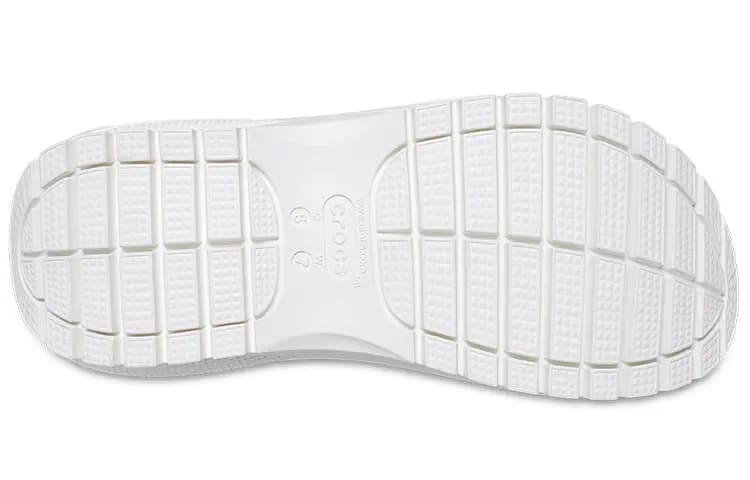 Crocs Mega Crush Qadın Səndəli Ağ 6