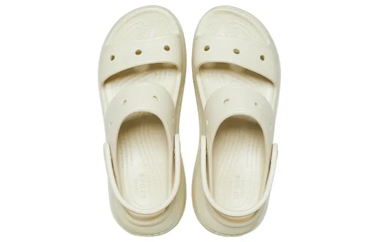 Crocs Mega Crush Sandal Bone Qadın 4