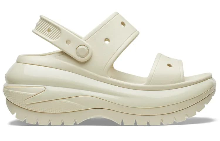 Crocs Mega Crush Sandal Bone Qadın 2