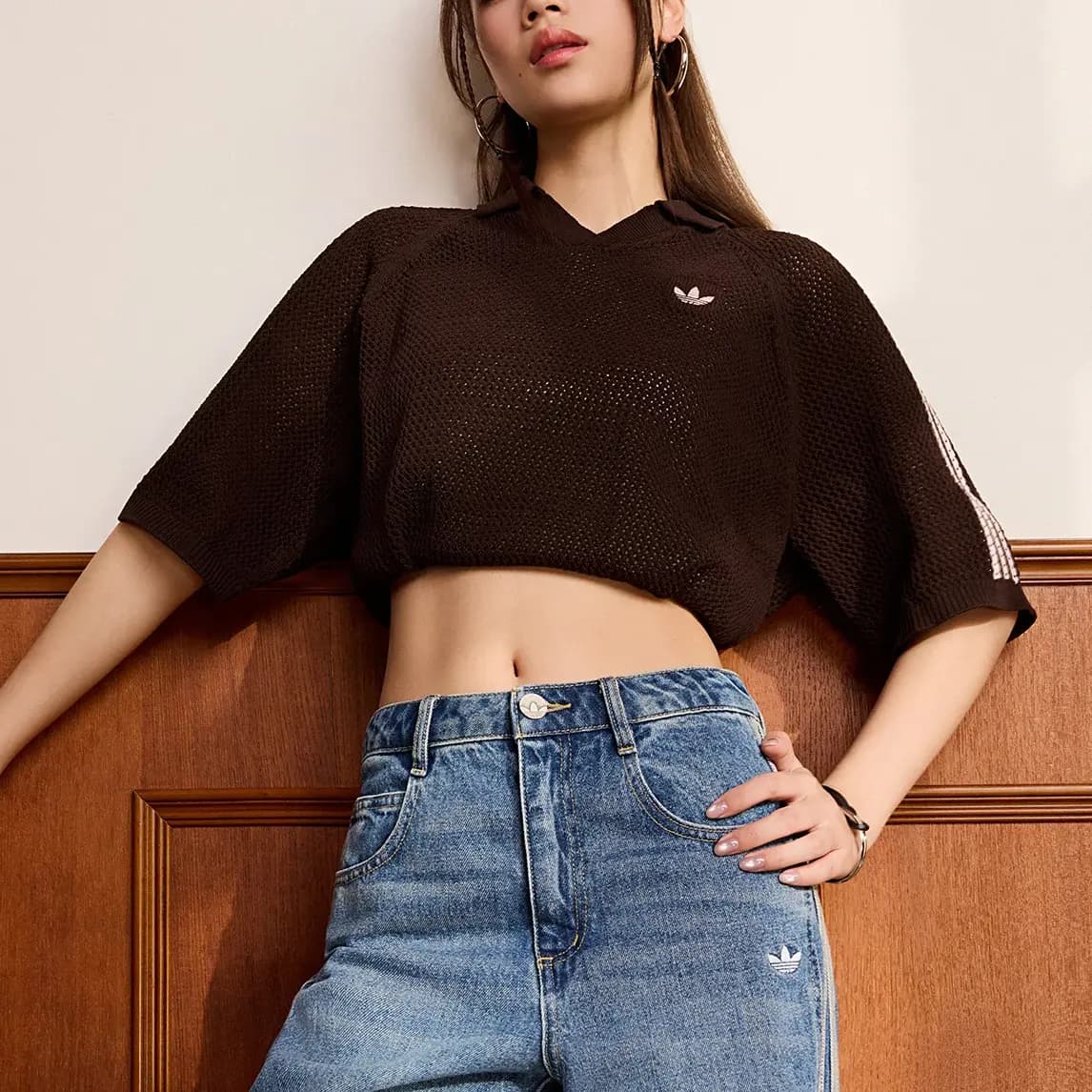 adidas Originals Loqo Polo Köynək Qadın 3