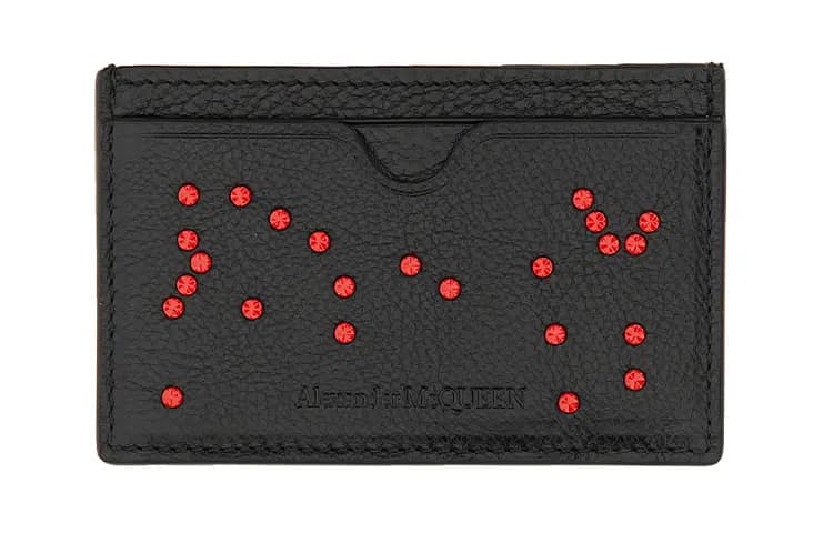 Alexander McQueen Kişi Dəri Pulqabı və Kart Saxlayan