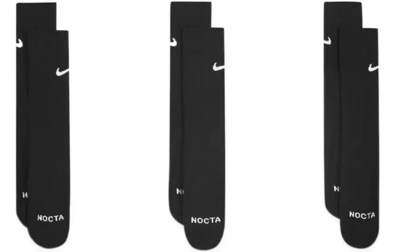Nike X Nocta Corab Dəsti 3-lü Qara