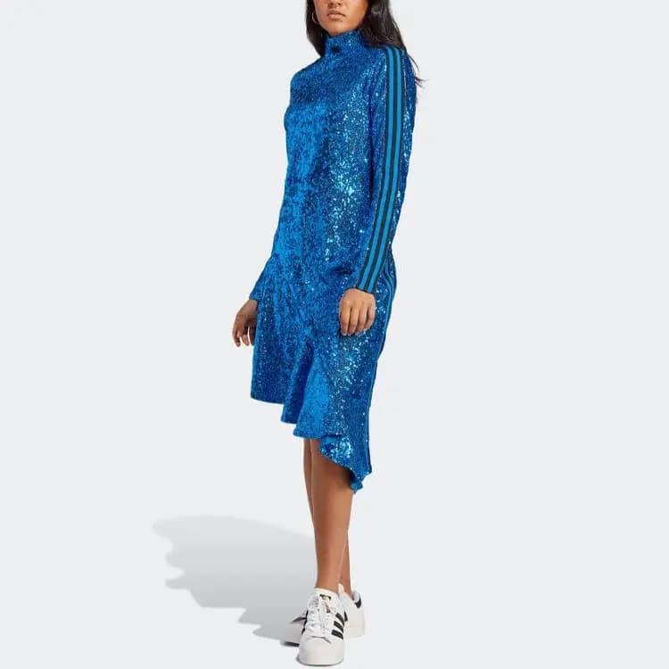 adidas Originals Trefoil Qadın Donu Göy 4