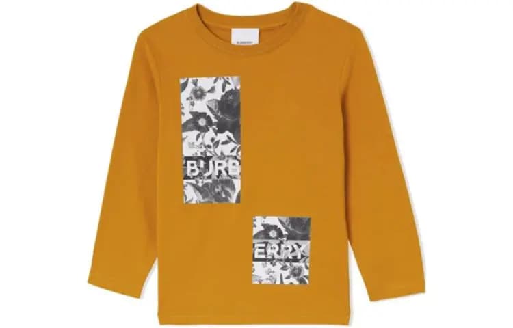 Burberry T-Shirt Uşaq Sarı