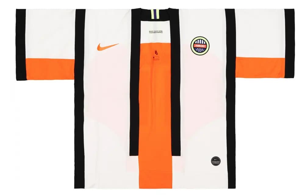 Nike X Ambush Top Numbering Pencək Ağ/Narıncı