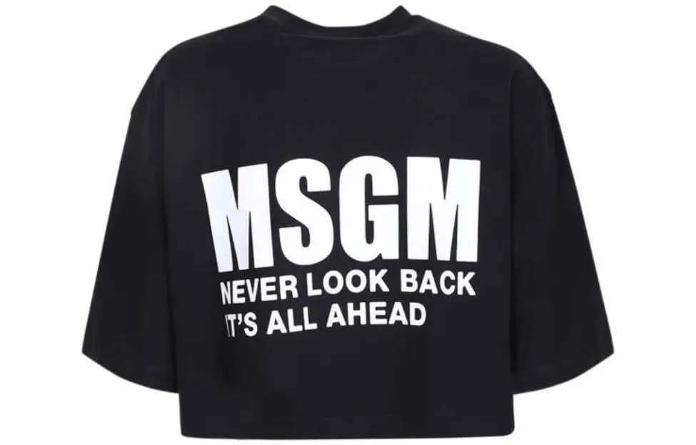MSGM Logo Printli Qısa Köynək 2