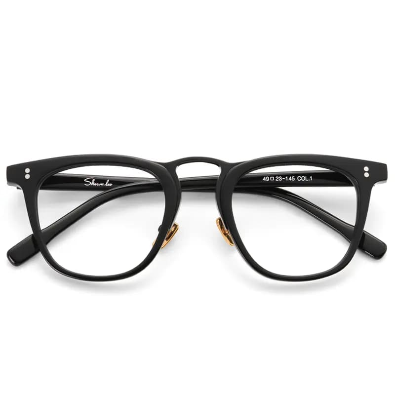 SHAWN LEE Asetat Çərçivəli Kvadrat Eynək Unisex 5