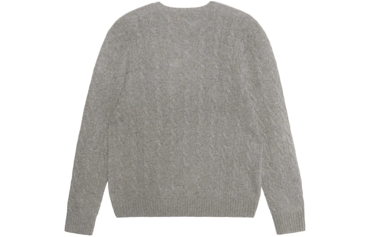 Polo Ralph Lauren SS23 Kişi Kaşmir Sviter Boz 2