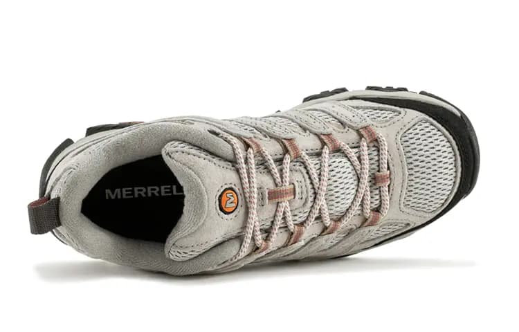 MERRELL MOAB 3 Cushioned Slip Resistant Low Top Outdoor Shoes Women's Ecru 3
