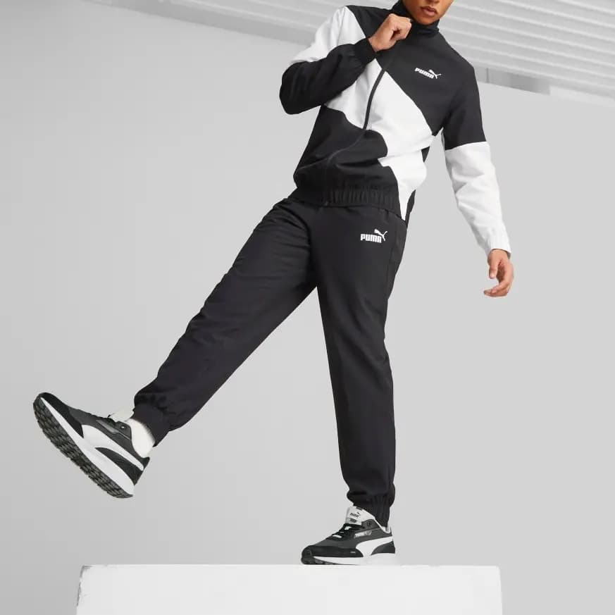 PUMA POWER Sportswear Kişi Qara 3