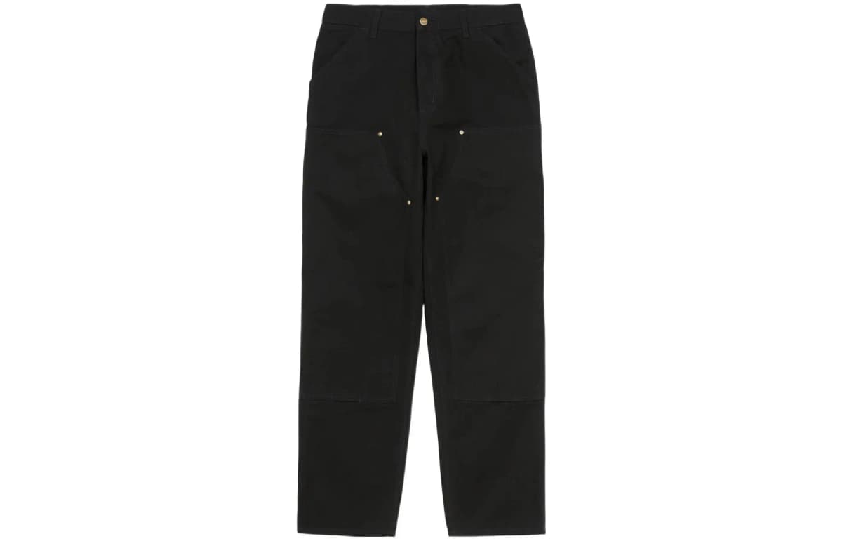 Carhartt WIP SS23 Double Knee Kargo Şalvar Kişi Qara
