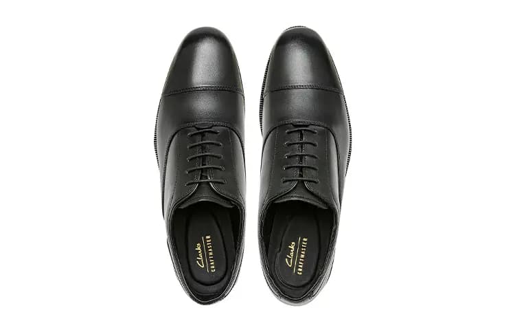 Clarks Kişi Dəri Ayaqqabı Qara 3