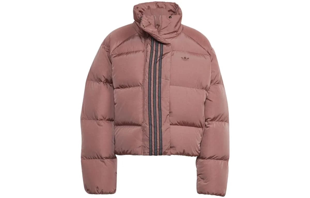 Adidas Originals Qadın Puffer Pencəyi Qəhvəyi/Qırmızı