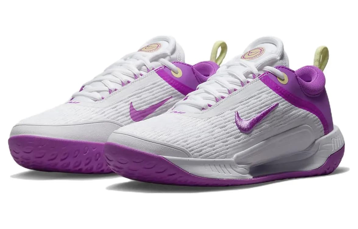 Nike Court Air Zoom Nxt Hc Tennis Ayaqqabısı Qadın Ağ/Çəhrayı 3