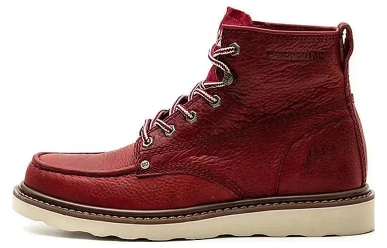 CAT Moc Wedge Outdoor Çəkmələr Qırmızı