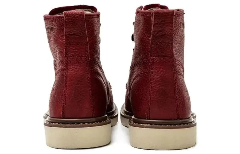 CAT Moc Wedge Short Outdoor Boots Red 5