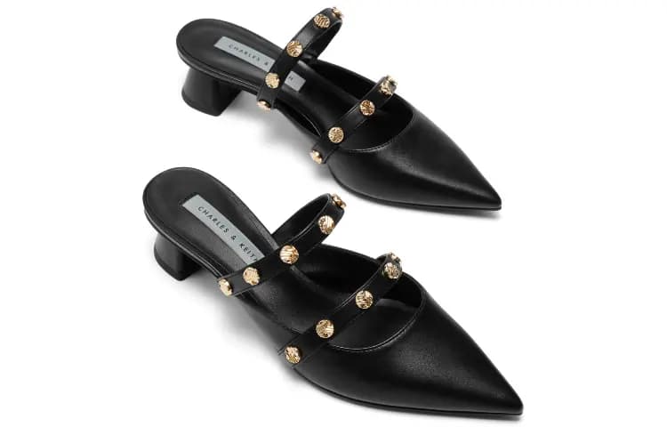 CHARLES&KEITH Qadın Mules Ayaqqabısı 4.1sm 3