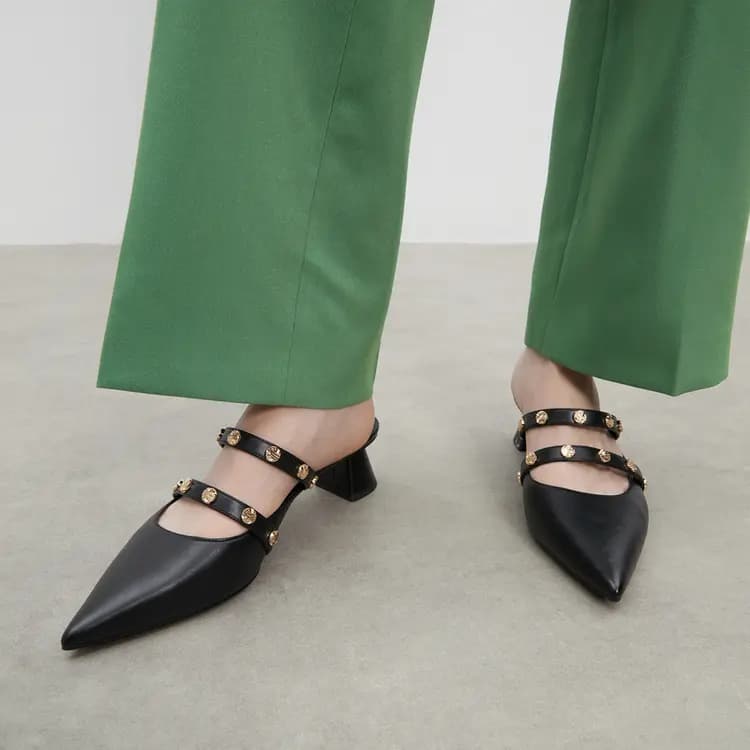 CHARLES&KEITH Qadın Mules Ayaqqabısı 4.1sm 4