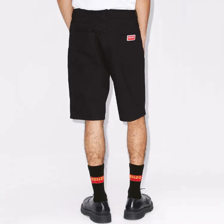 KENZO Himawari Mid-Rise Denim Shorts 5