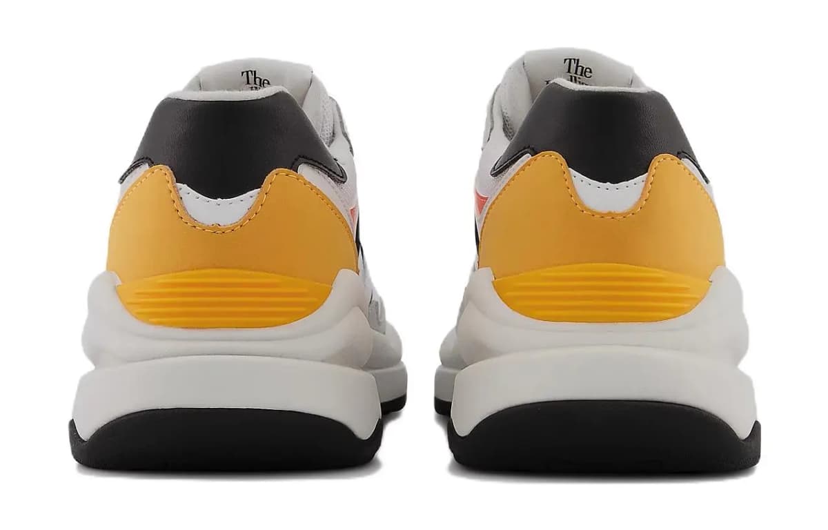 New Balance 57/40 Uşaq Qaçış Ayaqqabısı Boz/Ağ/Sarı 5