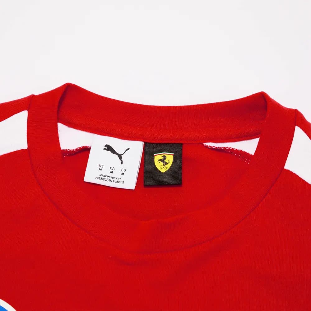 PUMA Scuderia Ferrari HP F1 Soft Comfortable Short Sleeve T-Shirt Unisex 6