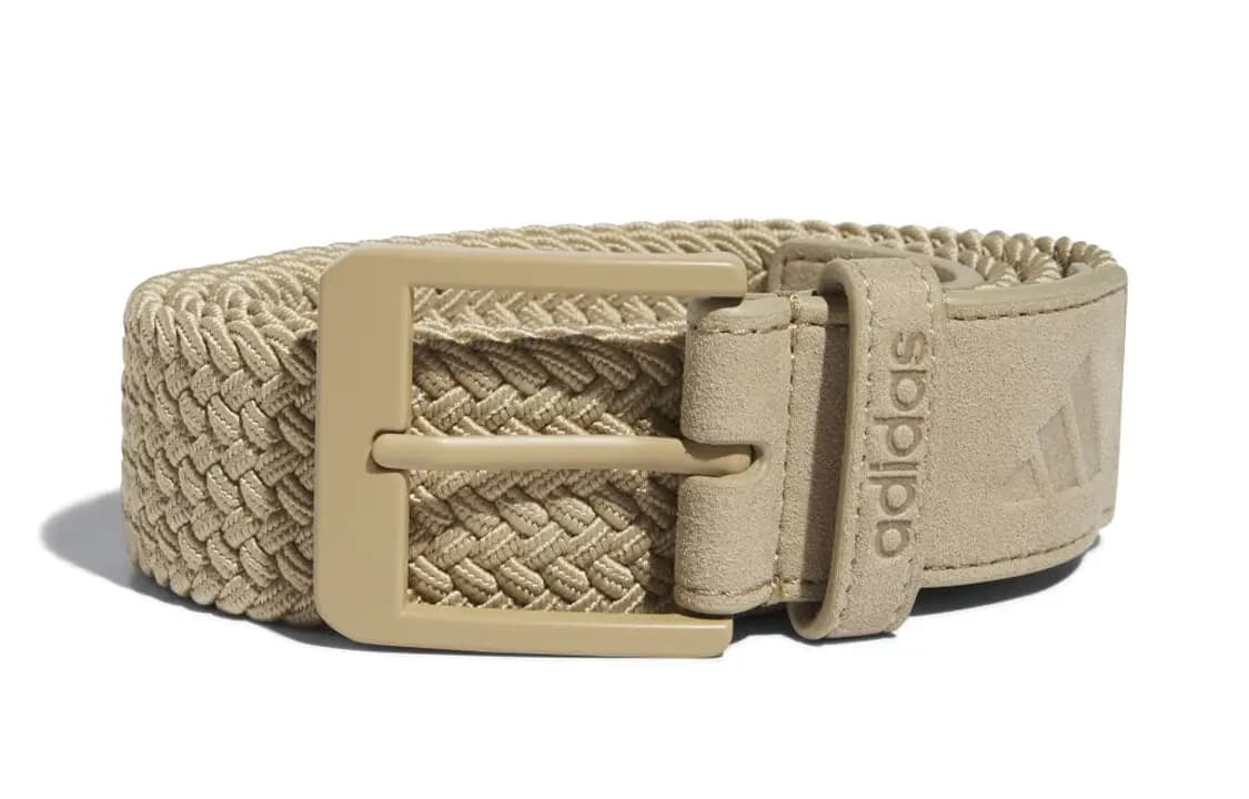 Adidas Polyester Polyurethane Belt Men's Brown Width 3.75cm