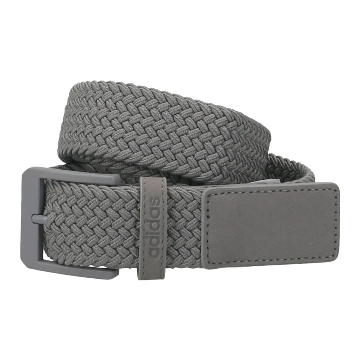 adidas Woven Pin Buckle Logo Trim Belt Men's Gray Width 3.75cm 2