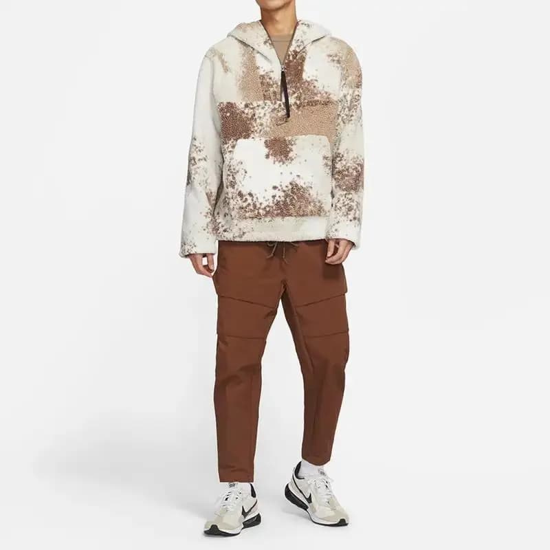 Nike Sportswear Essentials Series Kişi Məxmər Pencəyi Light Bone 3