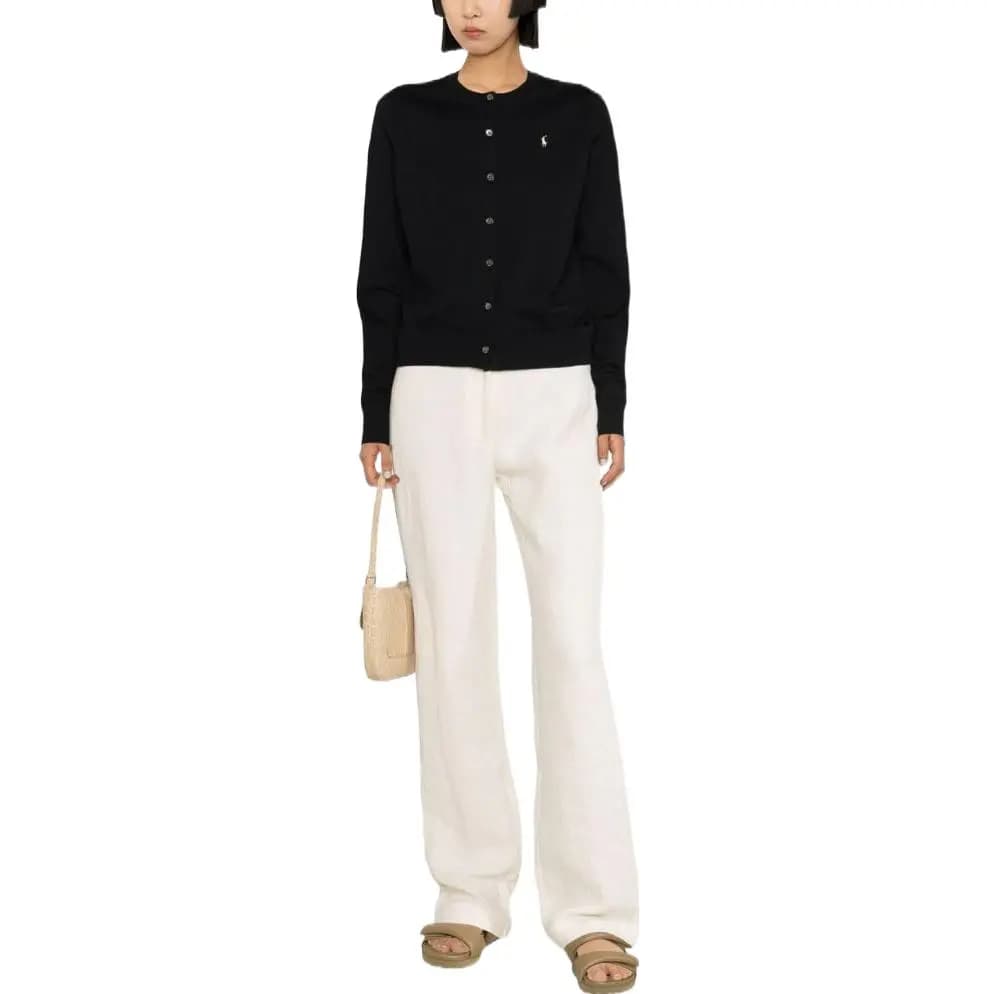 Polo Ralph Lauren SS23 Qadın Triko Sviter Qara 2