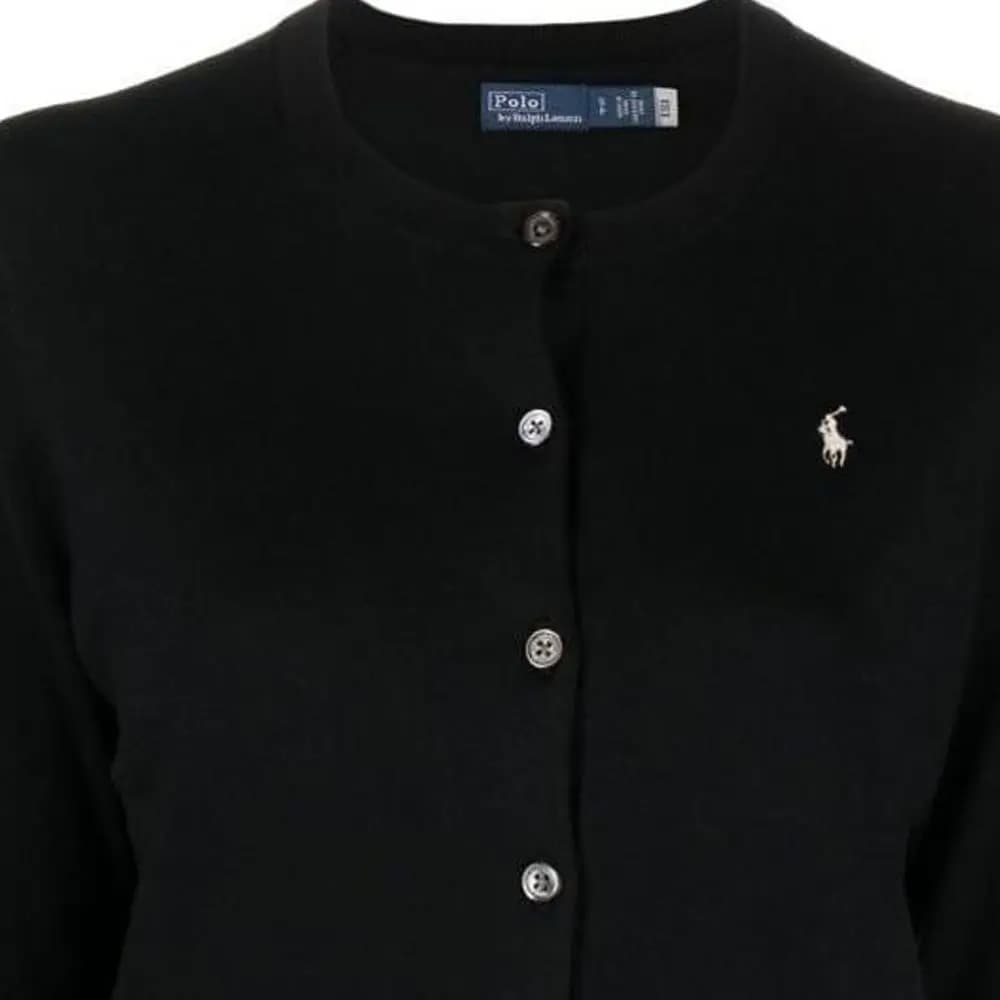 Polo Ralph Lauren SS23 Qadın Triko Sviter Qara 5
