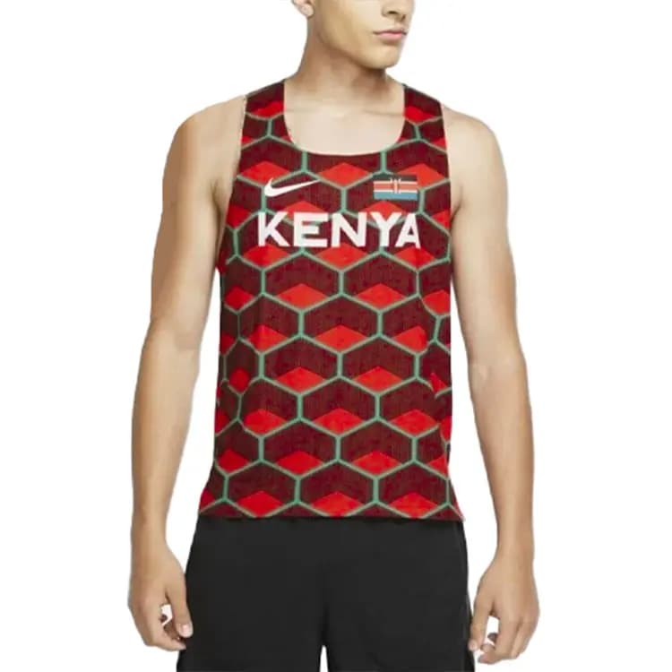 Nike Kenya İdman Maykası Kişi Qırmızı 3