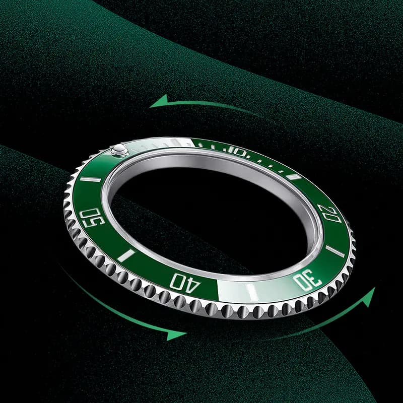 KANGOL Voyager Collection Men's Watch Stainless Steel Quartz Movement Metal Strap Watch Men's Watches Green Dial 3